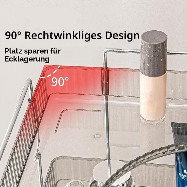Make up Organizer, Kosmetik Organizer, Beauty Organizer, Hautpflege Organizer für Bad Schminktisch (