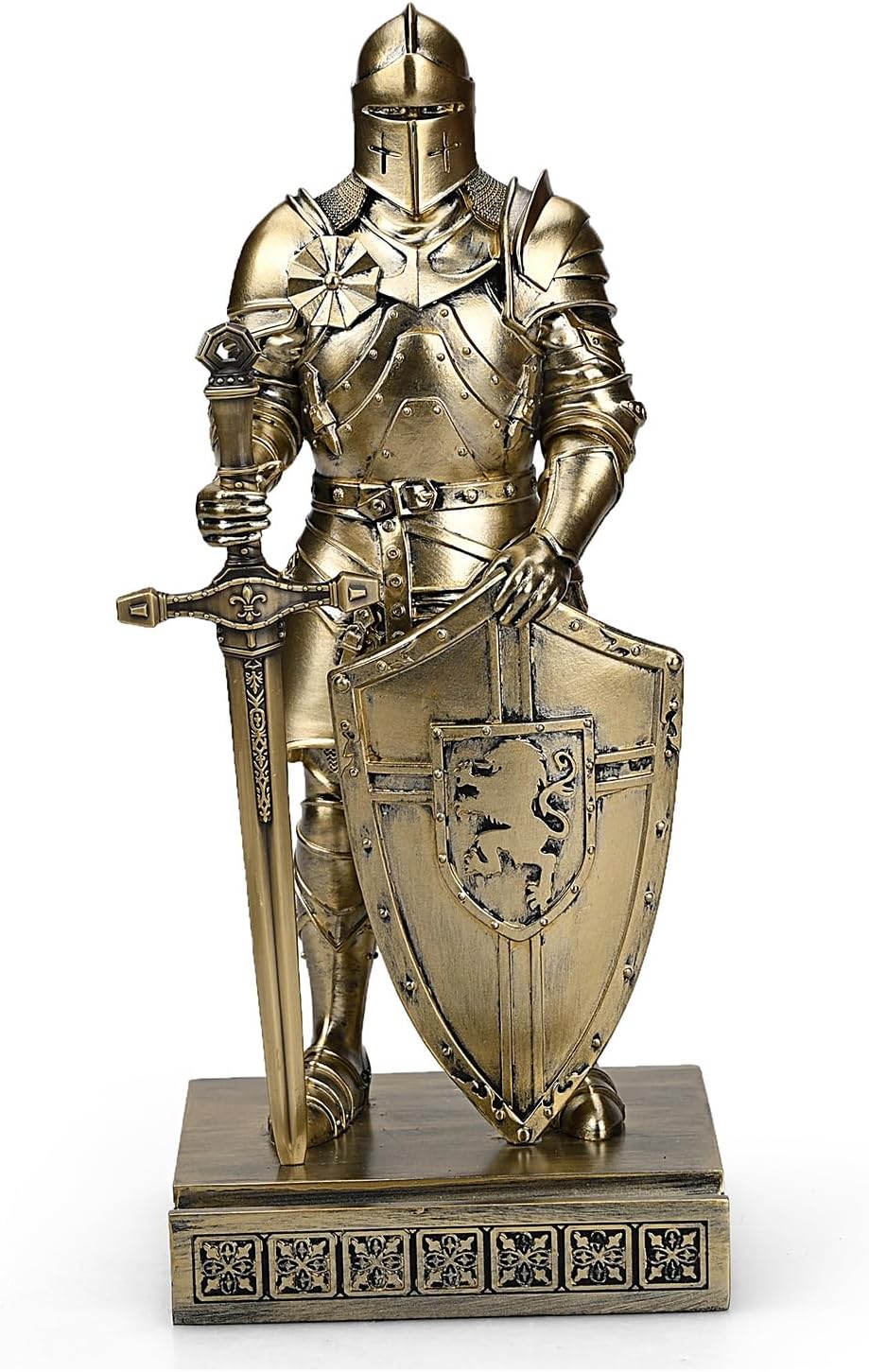 HDMbigmi King's Guard Ornament Ritter Statue für Schreibtisch, Desktop Zubehör Stifthalter Stifthalt