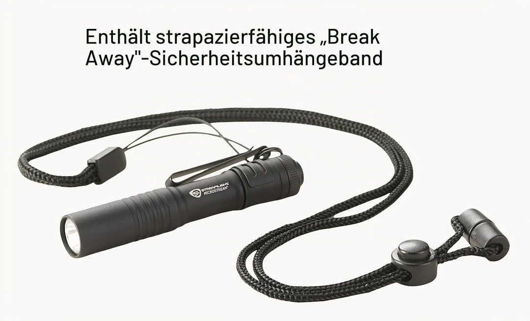 Streamlight 66318 MicroStream 45-Lumen Tägliches Tragen Ultra-Kompakt-Taschenlampe mit AAA-Alkalibat