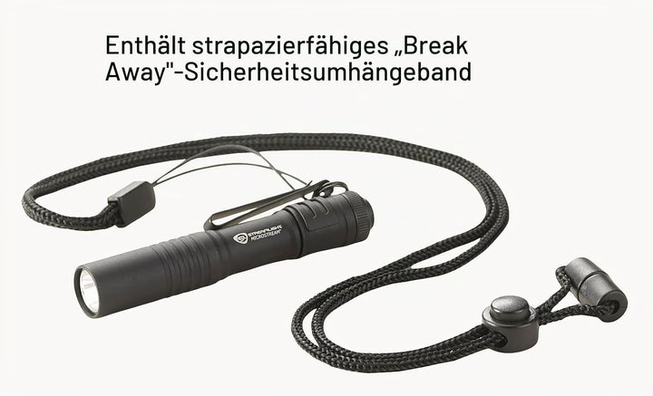 Streamlight 66318 MicroStream 45-Lumen Tägliches Tragen Ultra-Kompakt-Taschenlampe mit AAA-Alkalibat
