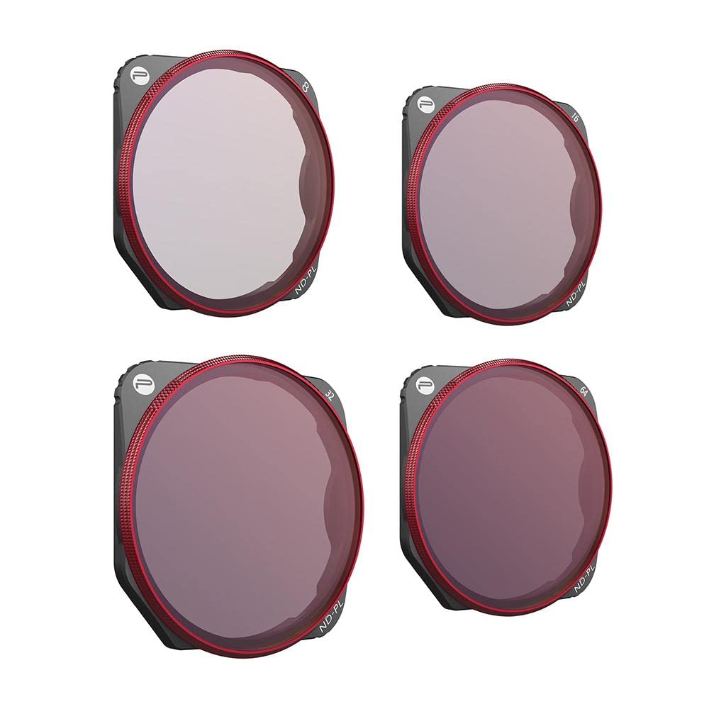 PGYTECH ND-PL Set（NDPL 8 16 32 64 Filter für DJI Mavic 3 (Professional) Neutral Density Polfilter Se