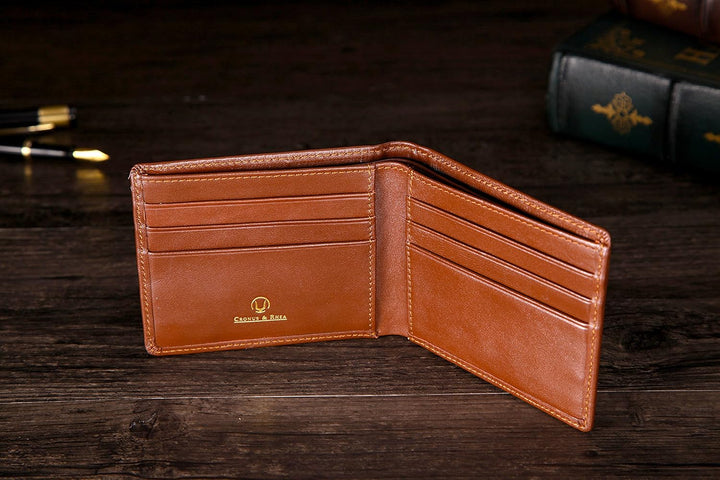 Cronus & Rhea® | Luxus Geldklammer aus exklusivem Leder (Ladon) | Kartenhalter - Kartenetui - Geldbe