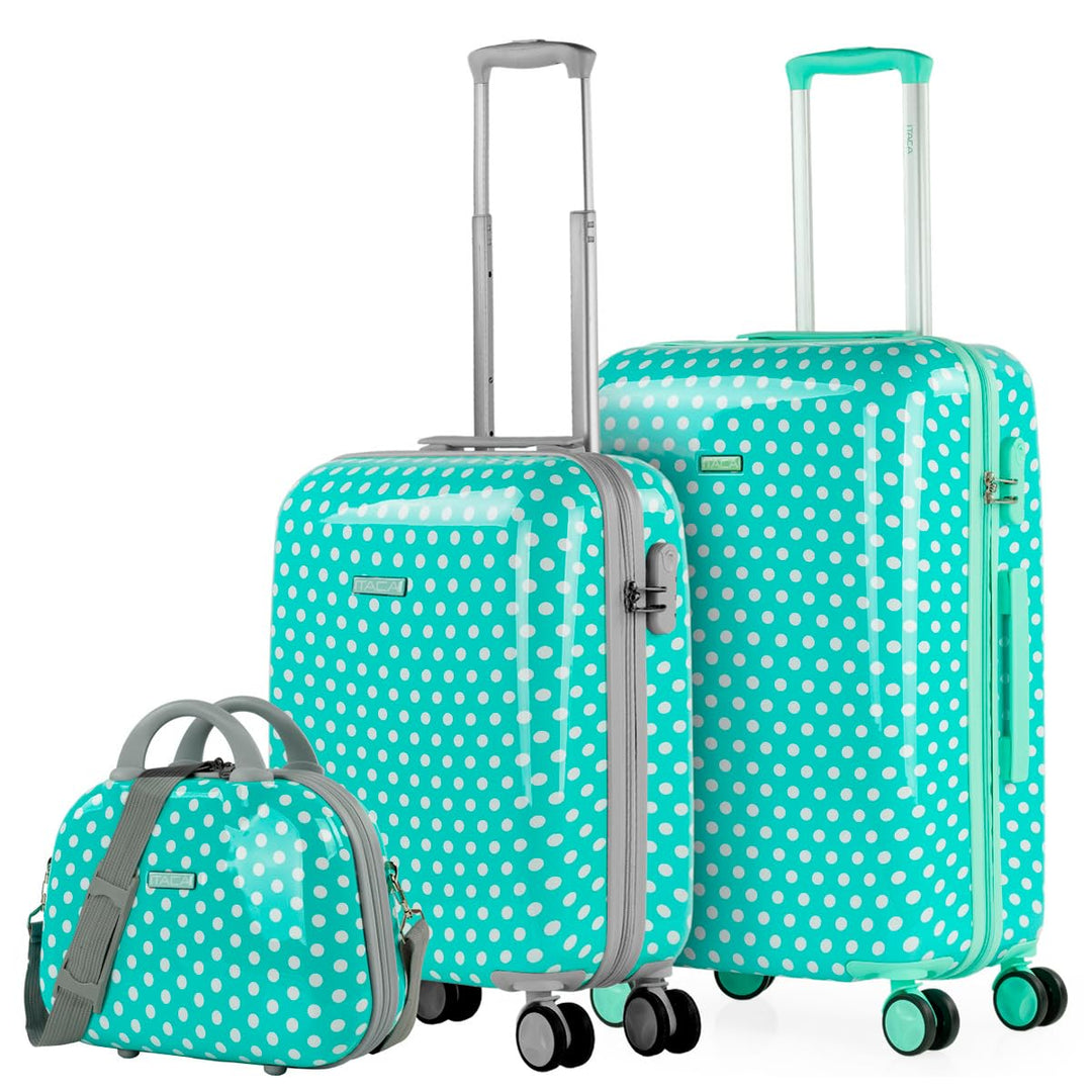 ITACA - Kulturtasche für Frauen und Kinder aus PC-Polycarbonat. Qualitäts-Reise-Toilettenbeutel star