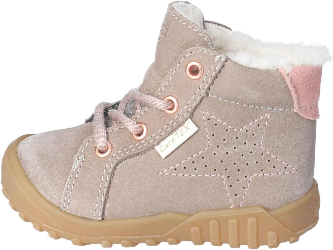 RICOSTA Mädchen und Jungen Winterstiefel Denny, Kinder Lauflernschuhe, Weite: Weit, CareTEX, terraca