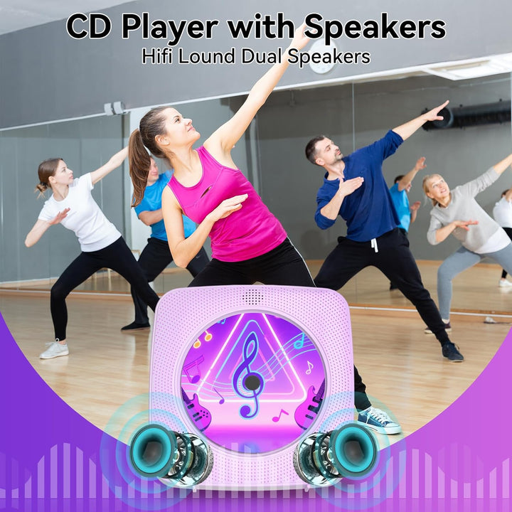Radio mit CD Player Kinder: Kegaudio Tragbarer CD Players Tragbar mit Bluetooth Lautsprecher Frontan