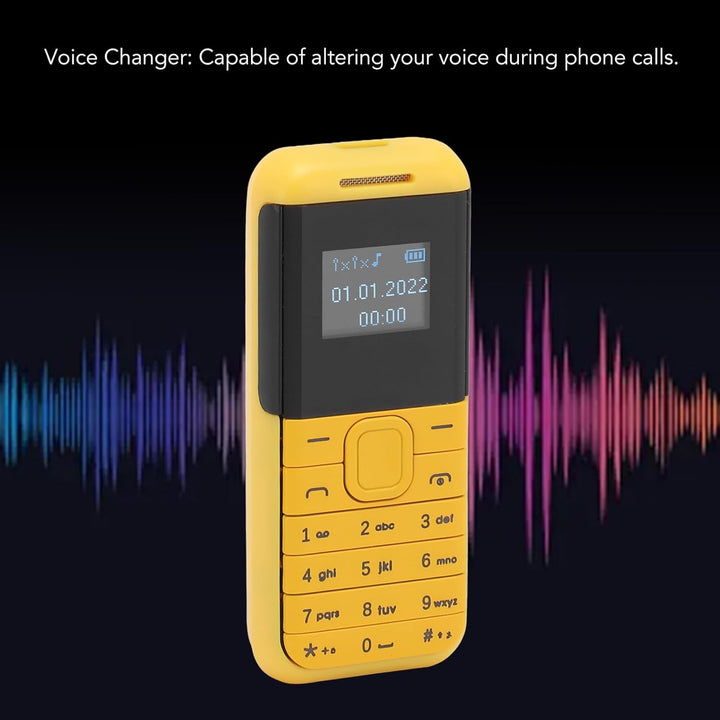 Kleinstes Mobiltelefon, Kleines 2G Telefon, Entsperrtes Telefon, Dual SIM GSM Handy mit Freihändigem