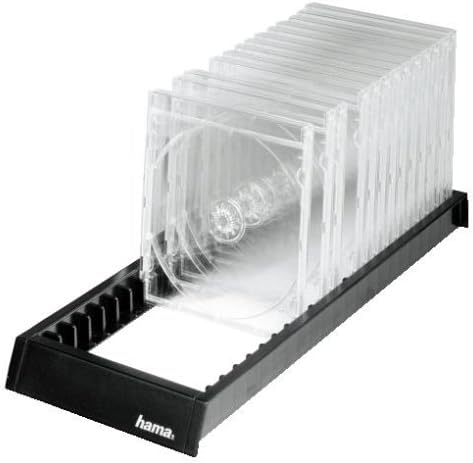 Hama CD Ständer Archivierungssystem (für 44 CD-Leerhüllen, CD Rack zur Aufbewahrung, Organizer rutsc