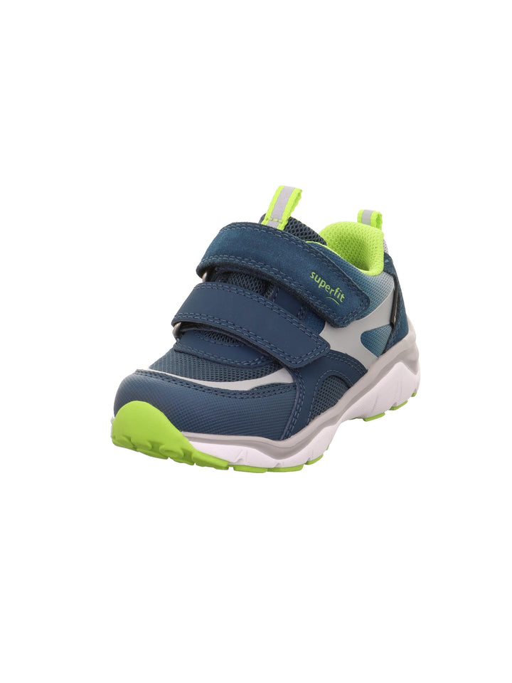 Superfit Jungen Sport5 Gore-tex Sneaker 21 EU Weit Blau Hellgrün 8030, 21 EU Weit Blau Hellgrün