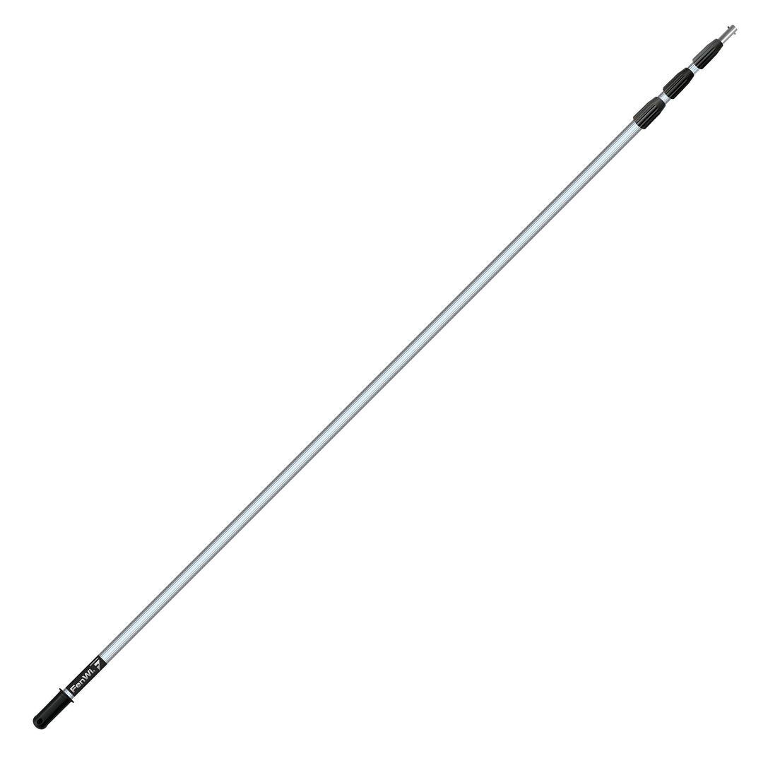 FenWi 8m Profi Aluminium Teleskopstange - stufenlos von 232 bis 810 cm Verstellbarer Alu Teleskopsti