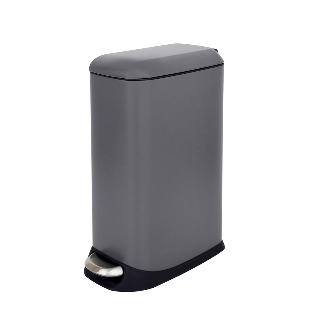 SVITA TS20 Mülleimer Treteimer Abfalleimer 20l inkl. Inneneimer Kunststoff Pedal Softclose-Deckel re