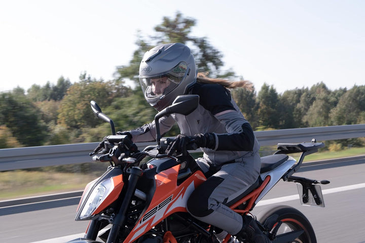 SHIMA JET Motorradkombi Damen - Atmungsaktive Sommer Mesh Motorcycle Stadt Textiljacke Männer mit Wa