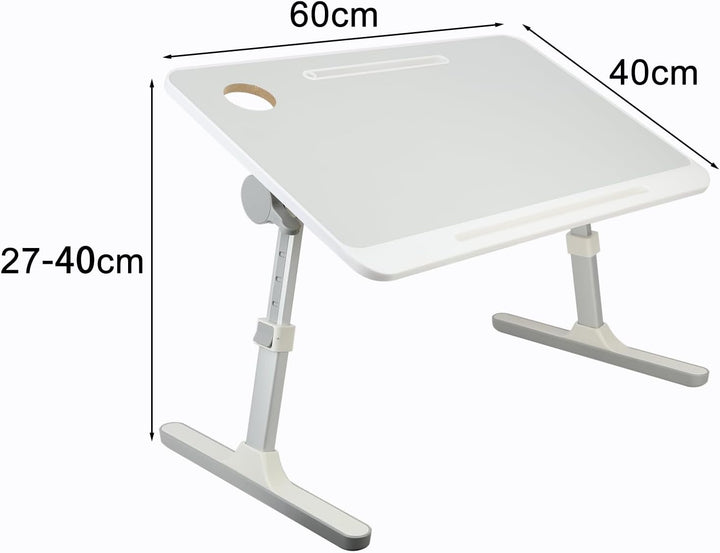 Laptop Bett Tablett Tisch, tragbarer Mini Lap Desk für Beine, höhenverstellbarer Laptop Bettständer,
