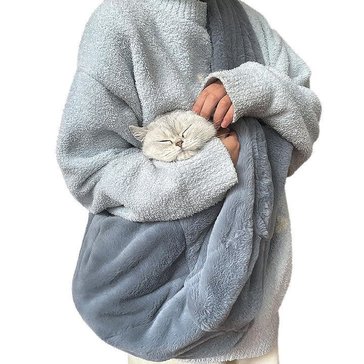 Hundetasche Plüsch Tragetasche Winter Warm Hundetragetasche Gemütliche Katzentasche Atmungsaktive Tr