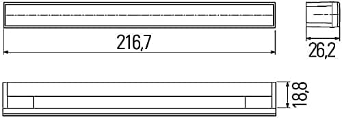 HELLA 2PT 980 680-821 LED-Tagfahrleuchtensatz - 12V