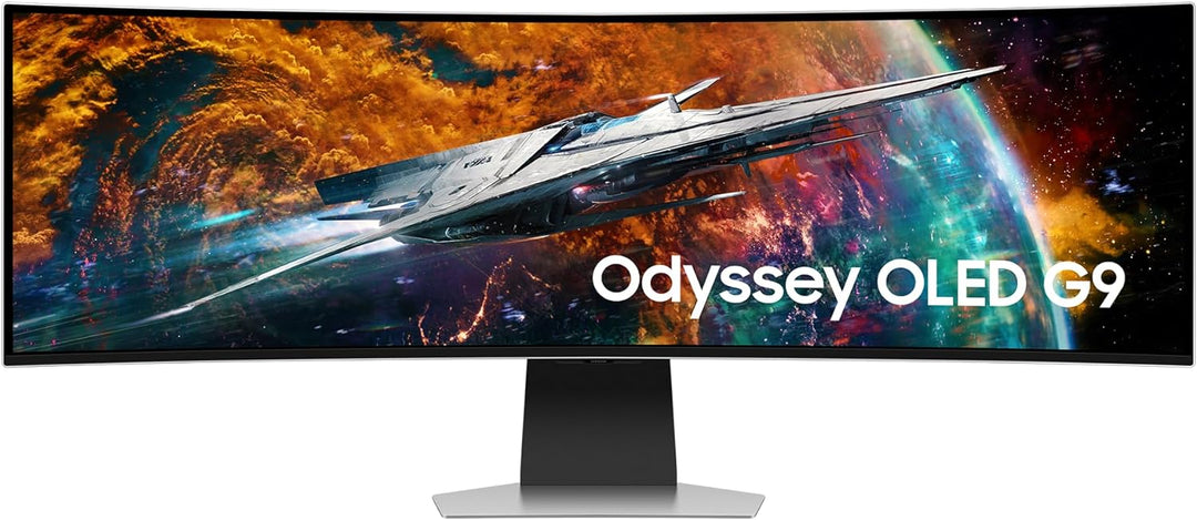 Samsung Odyssey OLED G9 Curved Gaming Monitor G95SC, 49 Zoll, QD-OLED-Panel, 5.120 x 1.440 Pixel, Bi
