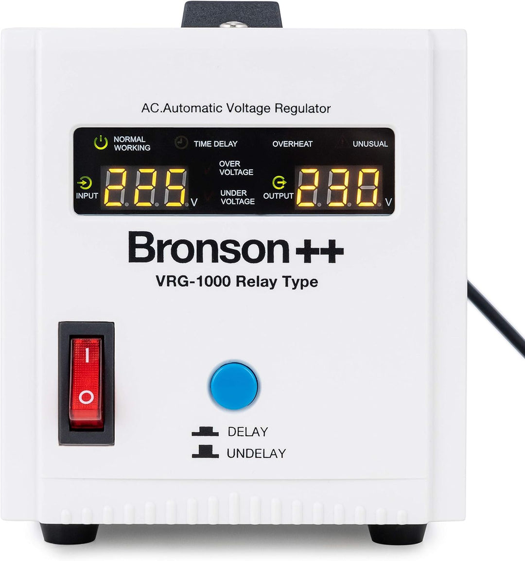 Bronson++ VRG 1000 Spannungsstabilisator 230V AC Spannungsregler 1000 VA 1000 Watt