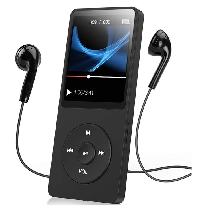 Bluetooth 5.0 MP3 MP4 Player, Tragbarer HiFi Musikplayer, Integrierte HD Lautsprecher, UKW Radio, ,