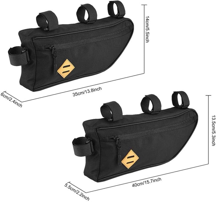 Fahrradtasche, wasserdicht, dreieckiger Rahmen, Satteltasche, Vorderrohr-Aufbewahrungsbeutel mit Han