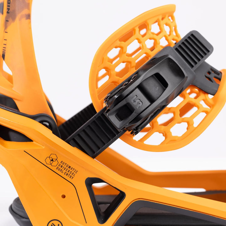 Nidecker OG Supermatic Snowboard Bindungen – Auto Open System mit verstellbarem Highback M (EU 37.5