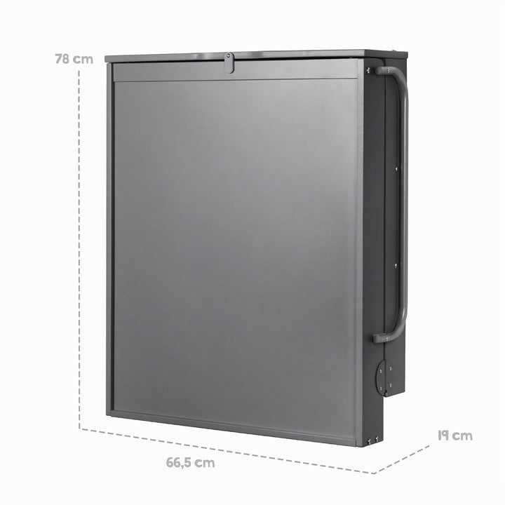 roba Wandwickelregal + Wickelauflage roba Style grau - Klappbar &amp; platzsparendes Wickelregal zur Wan