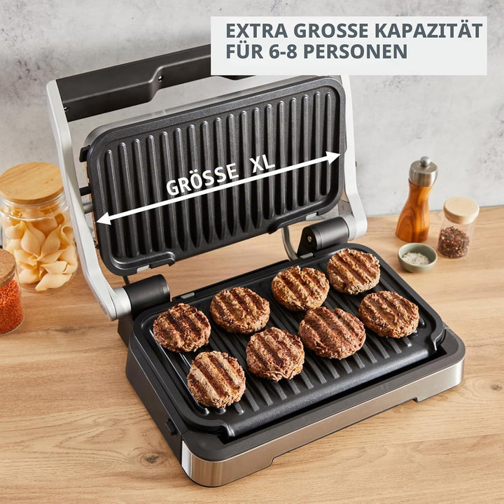 Moulinex Optigrill 4in1 XL, Elektrogrill, Grill und Ofen in einem Gerät, volle Mahlzeit, Kapazität 6