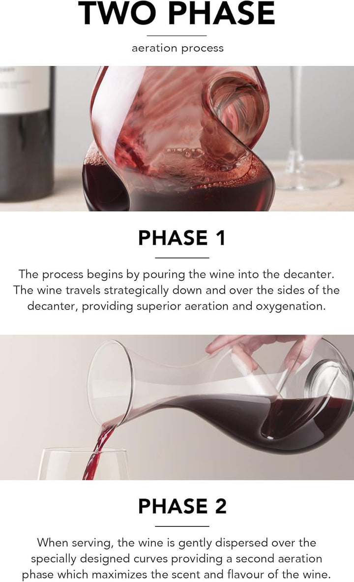 Dekanter "Fine Wine" für 0,7 l Einzigartige, Einzigartige