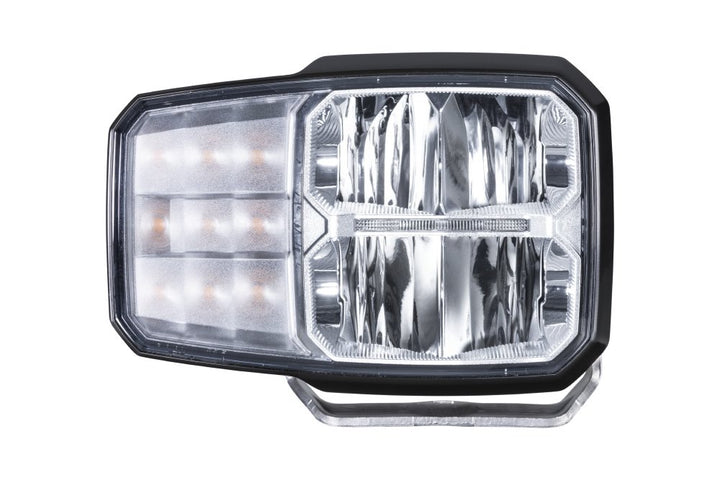 HELLA - LED-Hauptscheinwerfer - C140 - 24/12V - Anbau - Lichtscheibenfarbe: transparent - Stecker: D