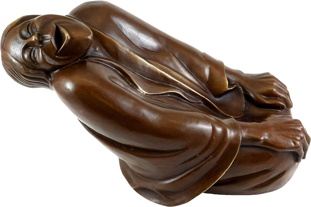 Kunst & Ambiente - Bronzefigur - Lachende Alte (1937) - Ernst Barlach Skulptur - Limitierte Edition