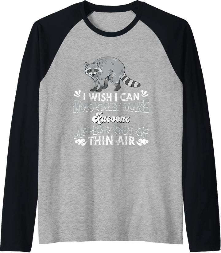 Waschbären - Lustiger Waschbär Raglan