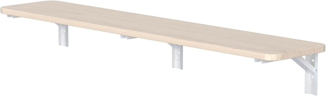 Maclean MC-129 faltbares Wandregal 100x20cm Tragkraft 50kg Klapptisch mit sicherer Verriegelung Klap