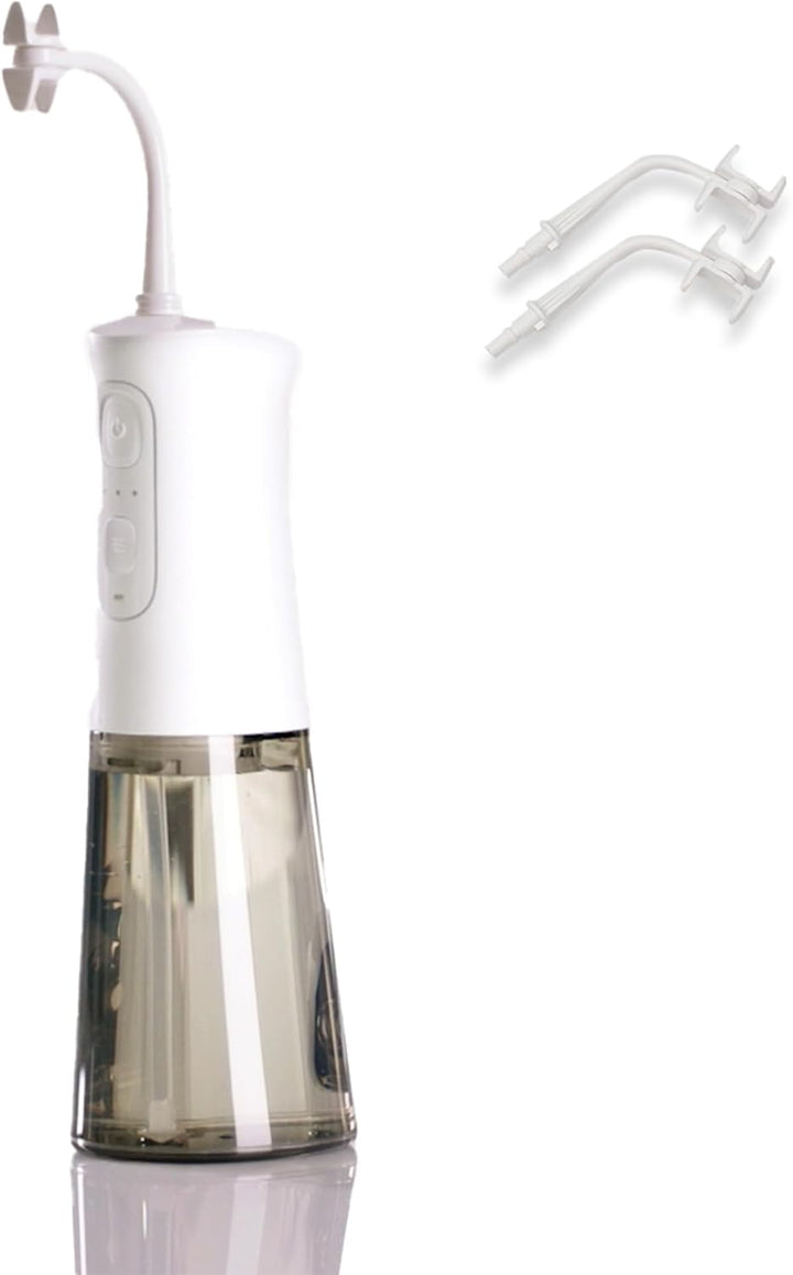 CorpCare Miracle Smile + 2 Aufsätze - Elektrische Munddusche - Zahnreinigung - Zahnhygiene - Kabello
