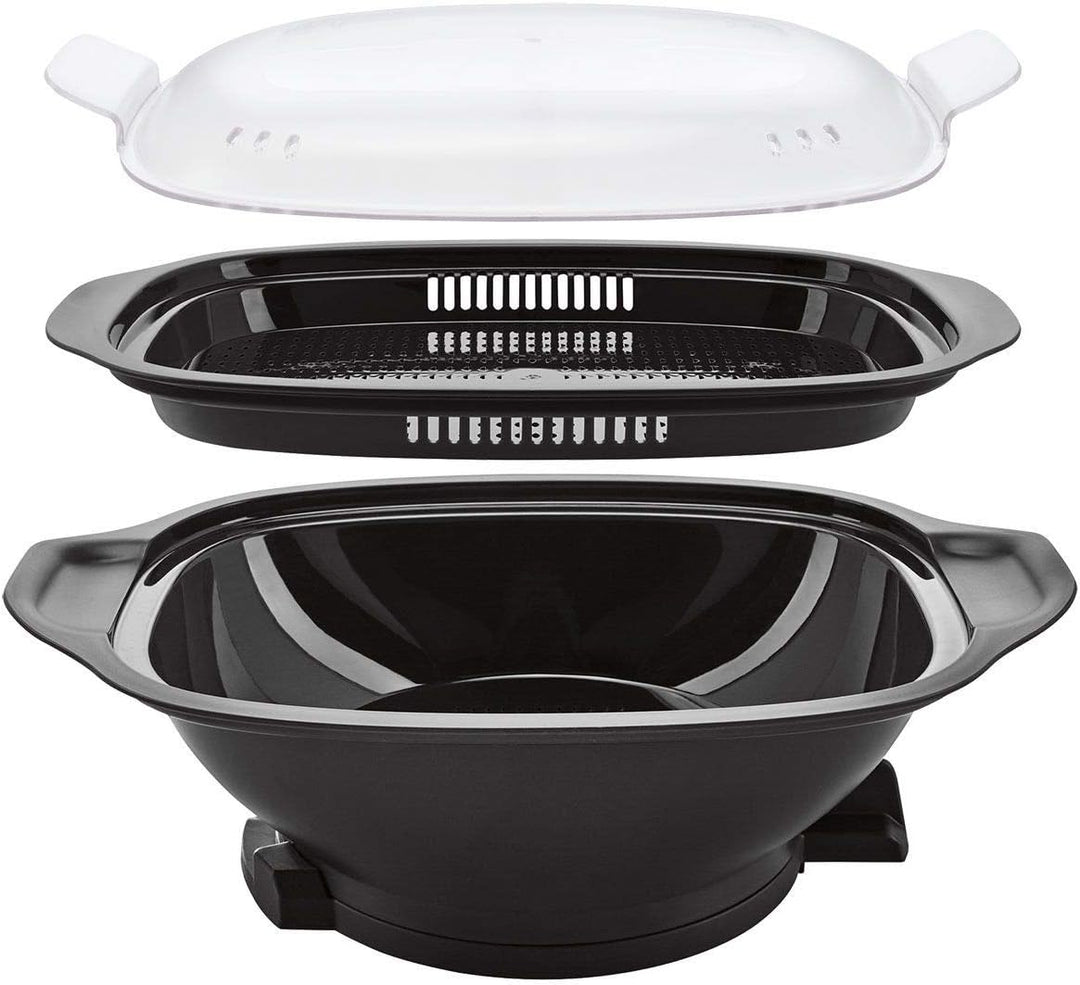 Silvercrest Monsieur Cuisine Edition Plus, multifunktional, waschbar, Schwarz/silberfarben
