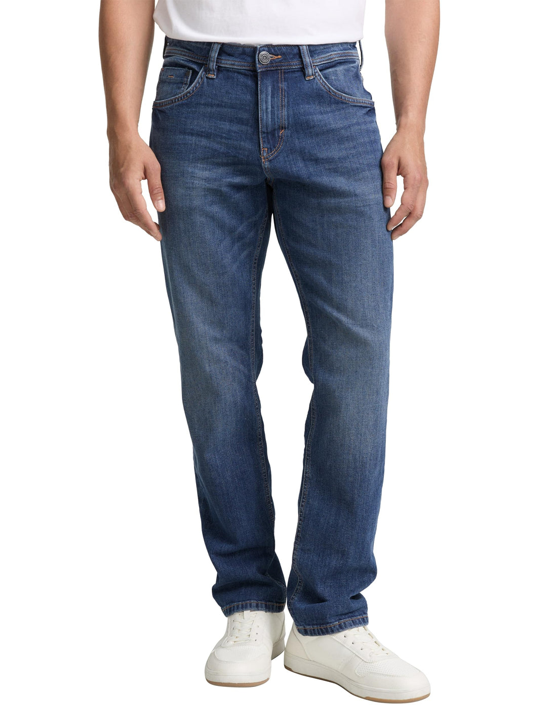 TOM TAILOR Herren Marvin Straight Jeans 29W / 32L 10119 - Used Mid Stone Blue Denim, 29W / 32L 10119