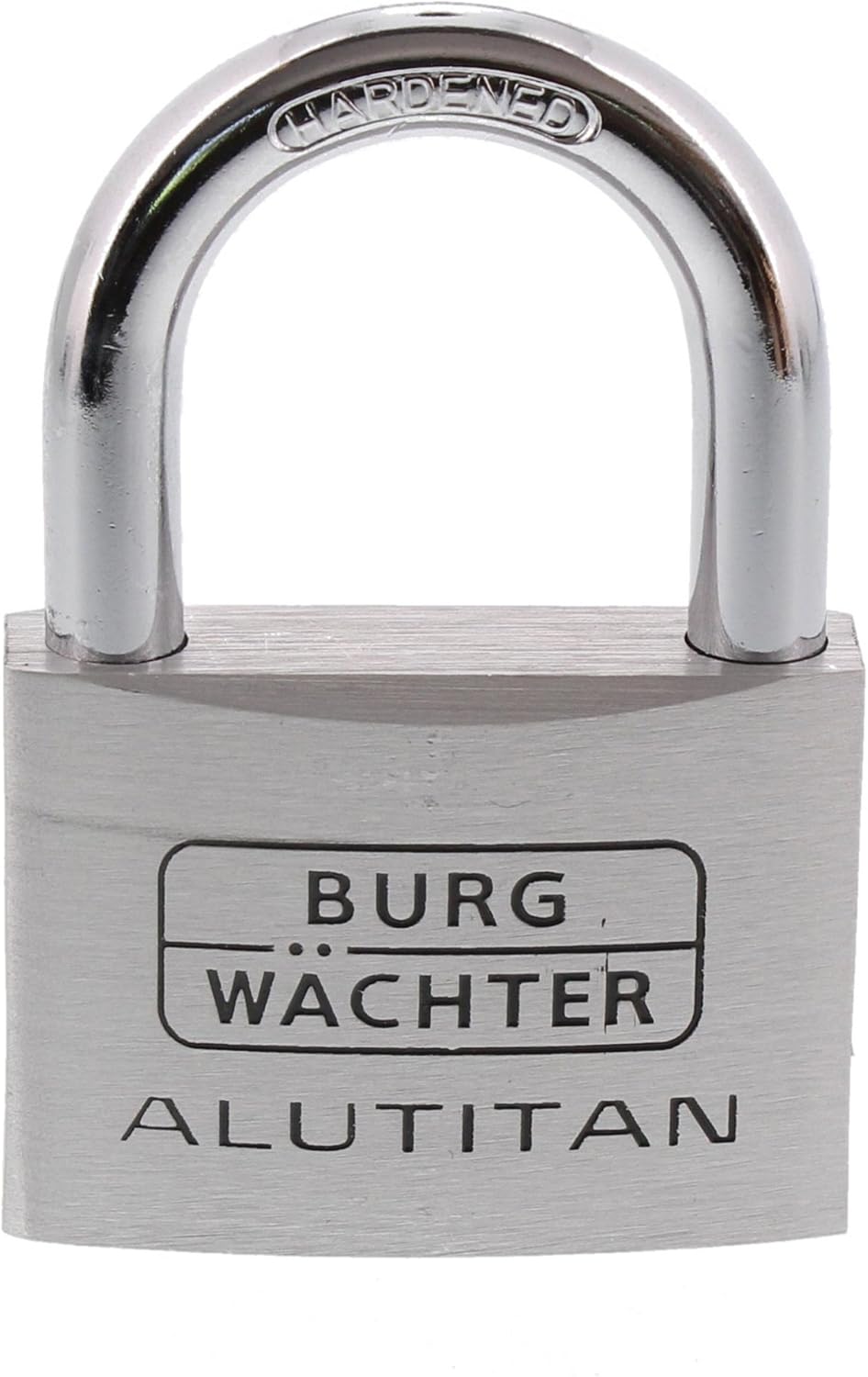 Burg-Wächter Vorhangschloss Alutitan, Aluminium, Innenwerk rostfrei, Doppelt gesichert, 770 60 SB 60