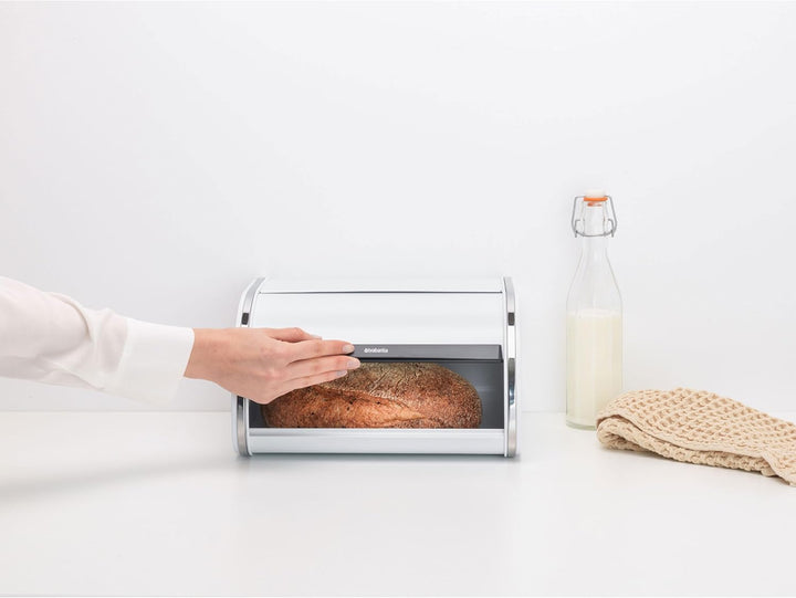 Brabantia Roll-Top-Brotkasten, weiss, mittel, 306044 M Weiss, M Weiss