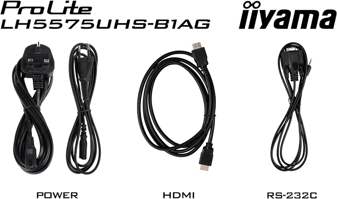 iiyama Prolite LH5575UHS-B1AG 139cm 54,6" Digital Signage Display IPS LED Panel 4K UHD HDMI DP in/Ou