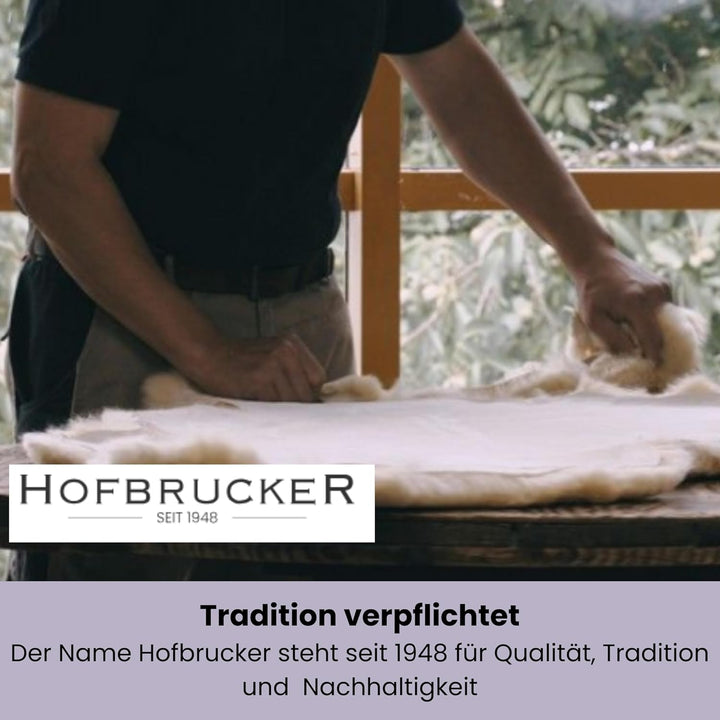 Hofbrucker Lammfell-Fusssack Putzi Kinderwagen, Buggy/Winterfusssack wind- &amp; wasserabweisend/Warmer