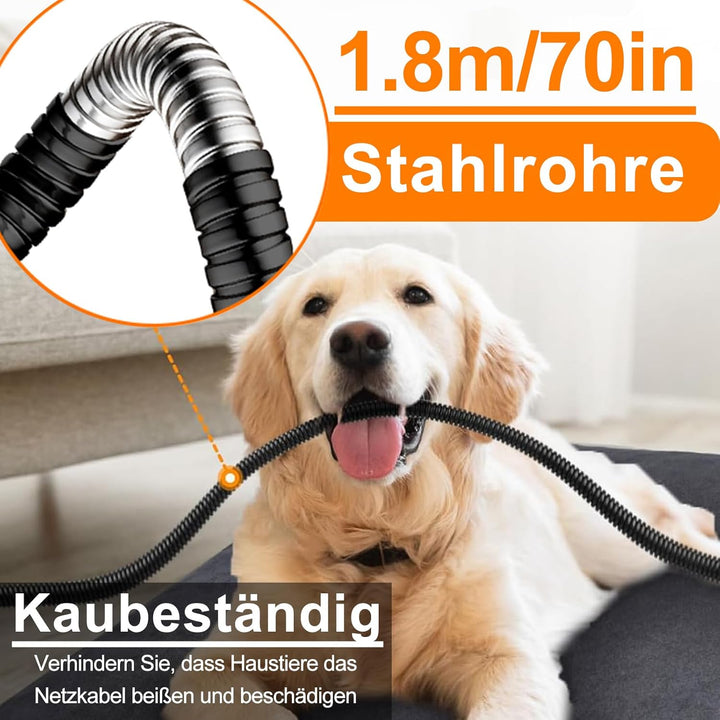 70*45cm Haustier Heizkissen Grosse Hunde Heizmatte Anti Biss Katzen Heizkissen Wärmematte Hund Anti