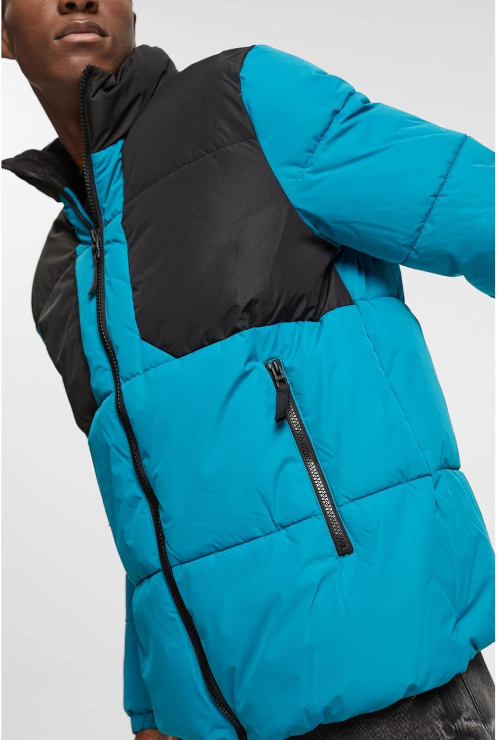 ESPRIT Steppjacke mit hohem Kragen XS 456/Teal Blue 2, XS 456/Teal Blue 2