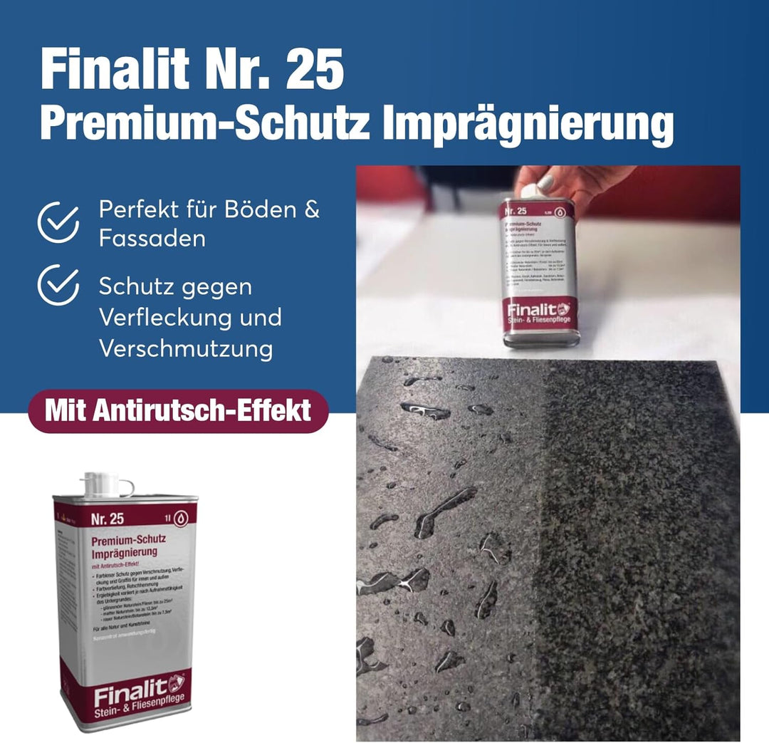 Finalit Nr. 25 Premium-Schutz Imprägnierung mit Antirutsch-Effekt 0,25 l