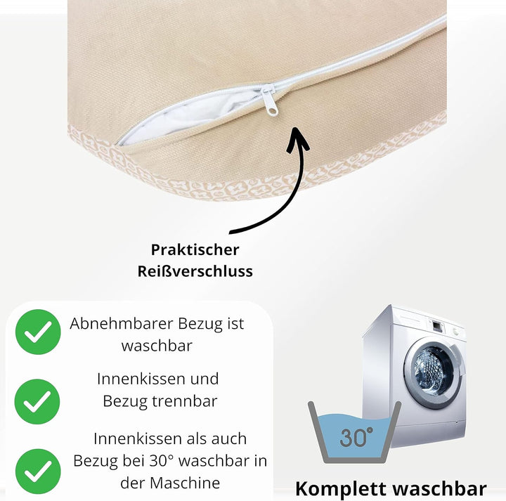 Bellochi Growing in style Stillkissen Zwillinge, Stillkissen XXL, Nursing Pillow - Schwangerschaftsk