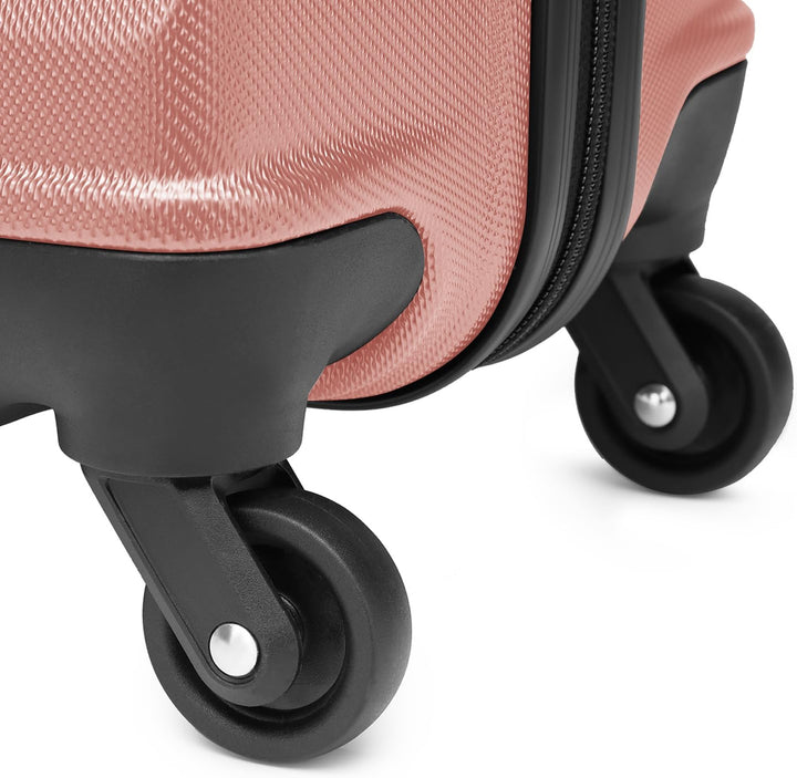 KONO Trolley Koffer Mittelgross Koffer L Hartschalenkoffer Reisekoffer mit Rollen und TSA Schloss Le