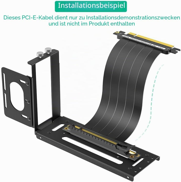 Externe GPU -Dockingstation Vertikaler GPU -Mount -Halterung, 2 Steckplatzlenkhalter mit Hardware, E