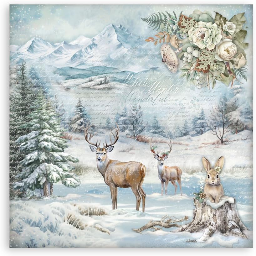 Stamperia - Scrapbook Paper Pad for Scrapbooking, Albums, Card Making, Bullet Journalling and More,