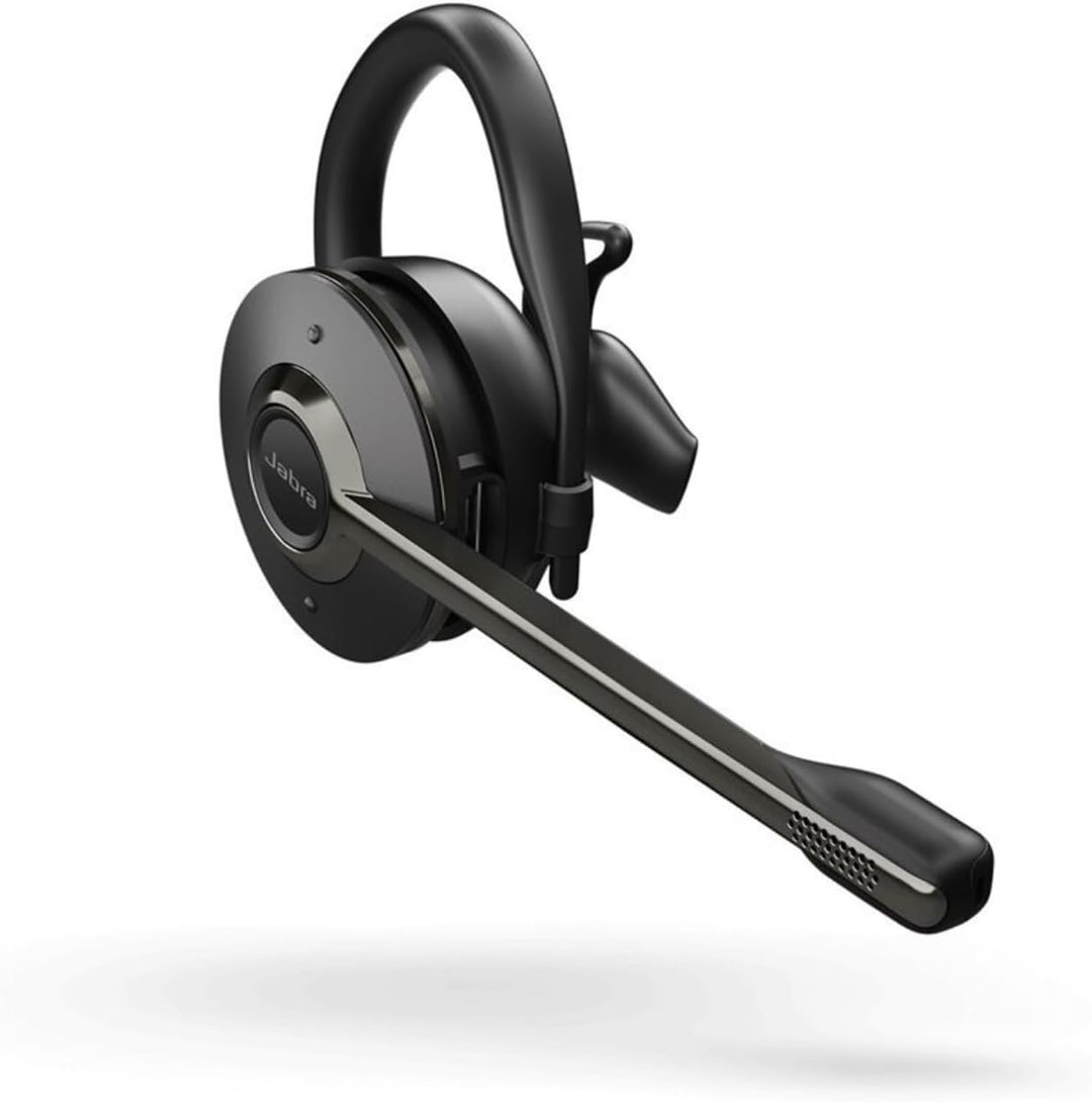 Jabra Engage 65 SE Convertible Headset with earhook, Base, Power Supply, 1.5m USB-C to USB-A Cable,