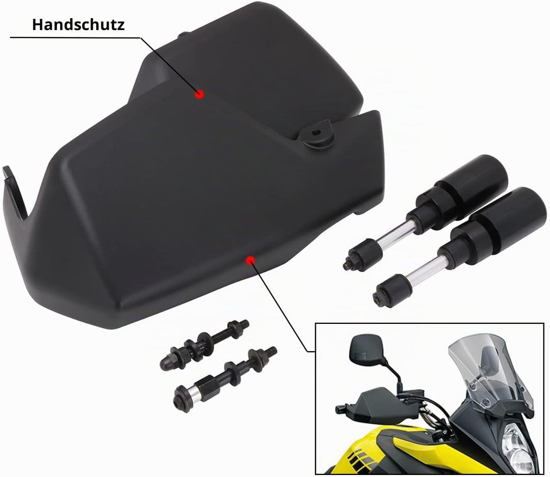 JFG RACING Motorrad Handschutz,Motorrad Handschutz Lenker Handprotektoren für DL650 V-Strom 2014 201