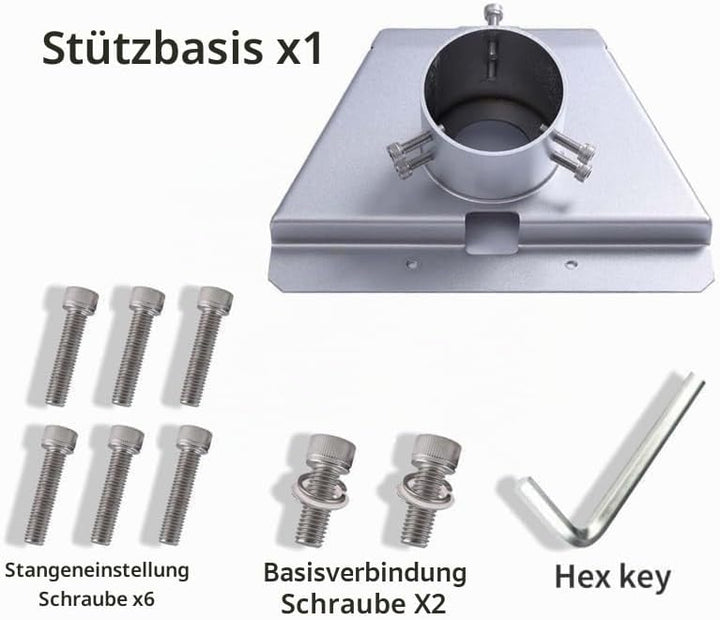 Kompatibel mit Starlink Mini Gen 3 Halterung, Montagesatz &amp; V3 Platte - Inkl. Rohradapter für einfac