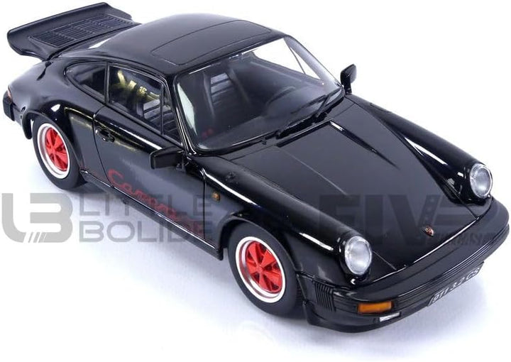 KK Scale KKDC180873 - Porsc. 911 Carrera 3.2 Clubsport Black & Red 1989 - massstab 1/18 - Sammlerstü