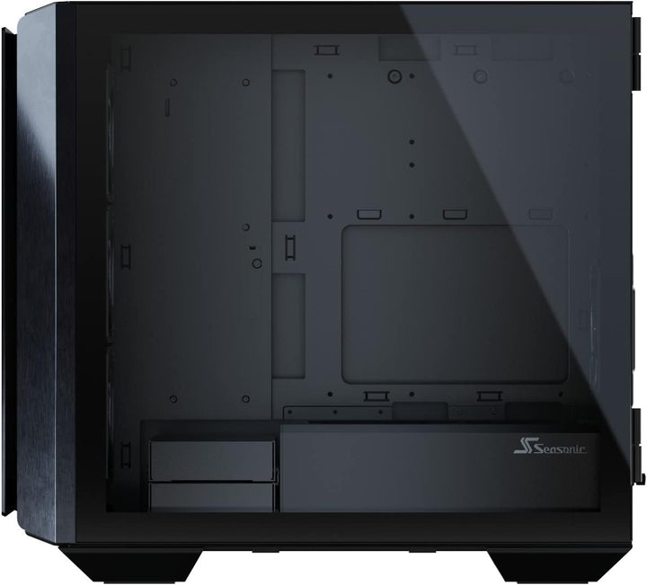 Seasonic Syncro Q704 Mid-Tower ATX PC Case + DPC-650 PSU (650 W/ATX 12 V/80 Plus Gold Certified/Full