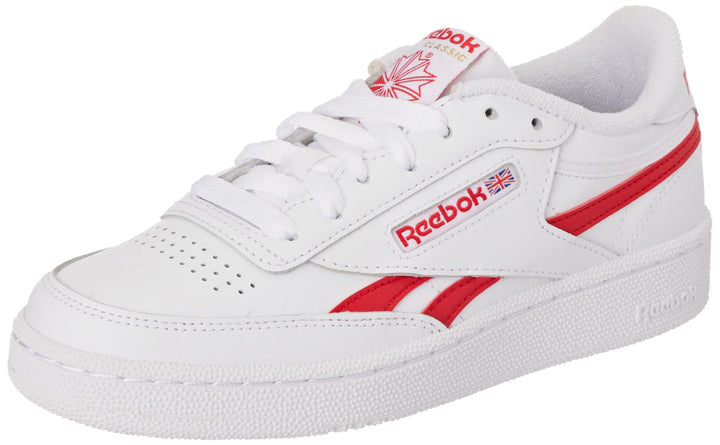 Reebok Unisex Club C Revenge Sneaker 34 EU Ftwwht Vecred Ftwwht, 34 EU Ftwwht Vecred Ftwwht